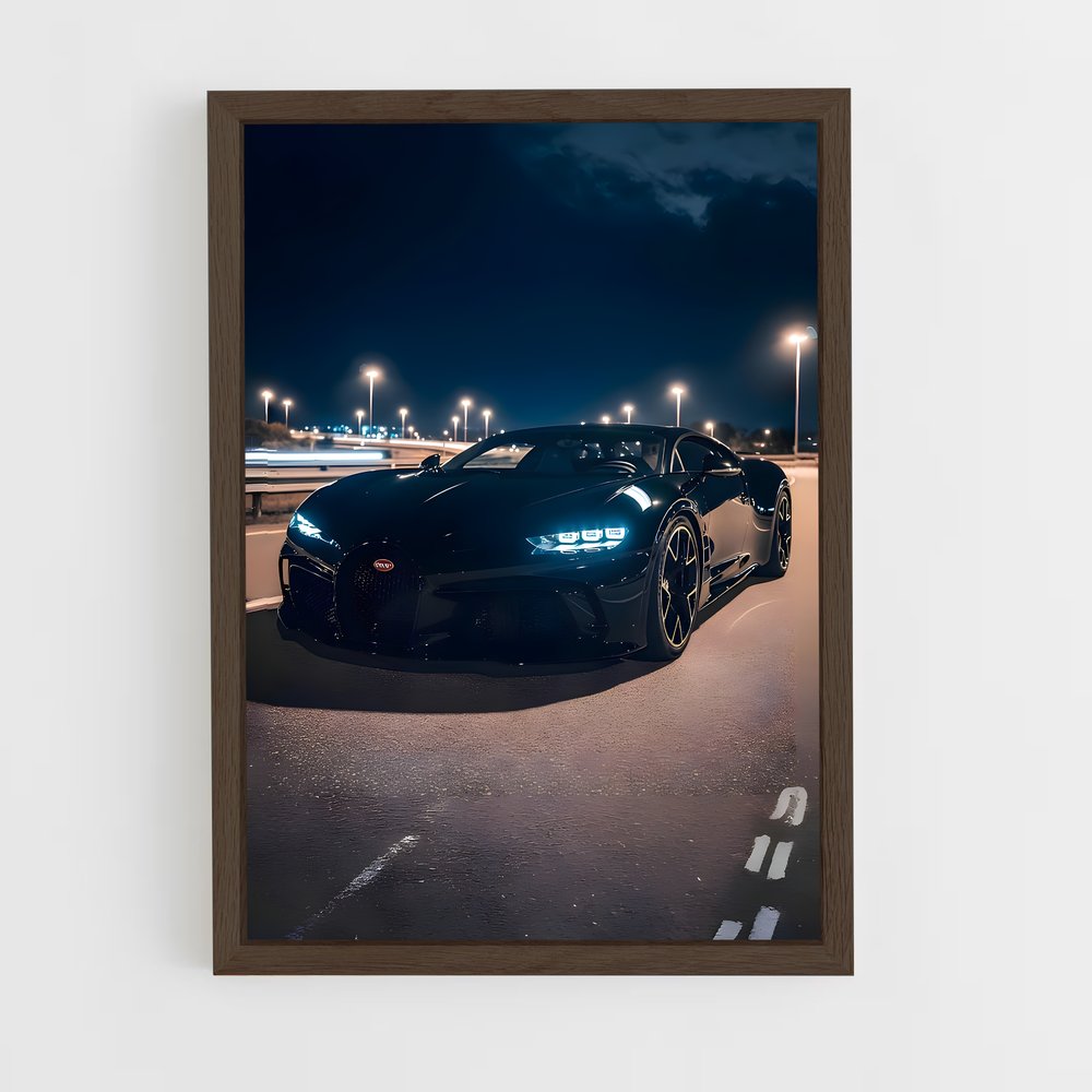 Poster Vitesse élégance immobile – affiche Bugatti (vue 5)